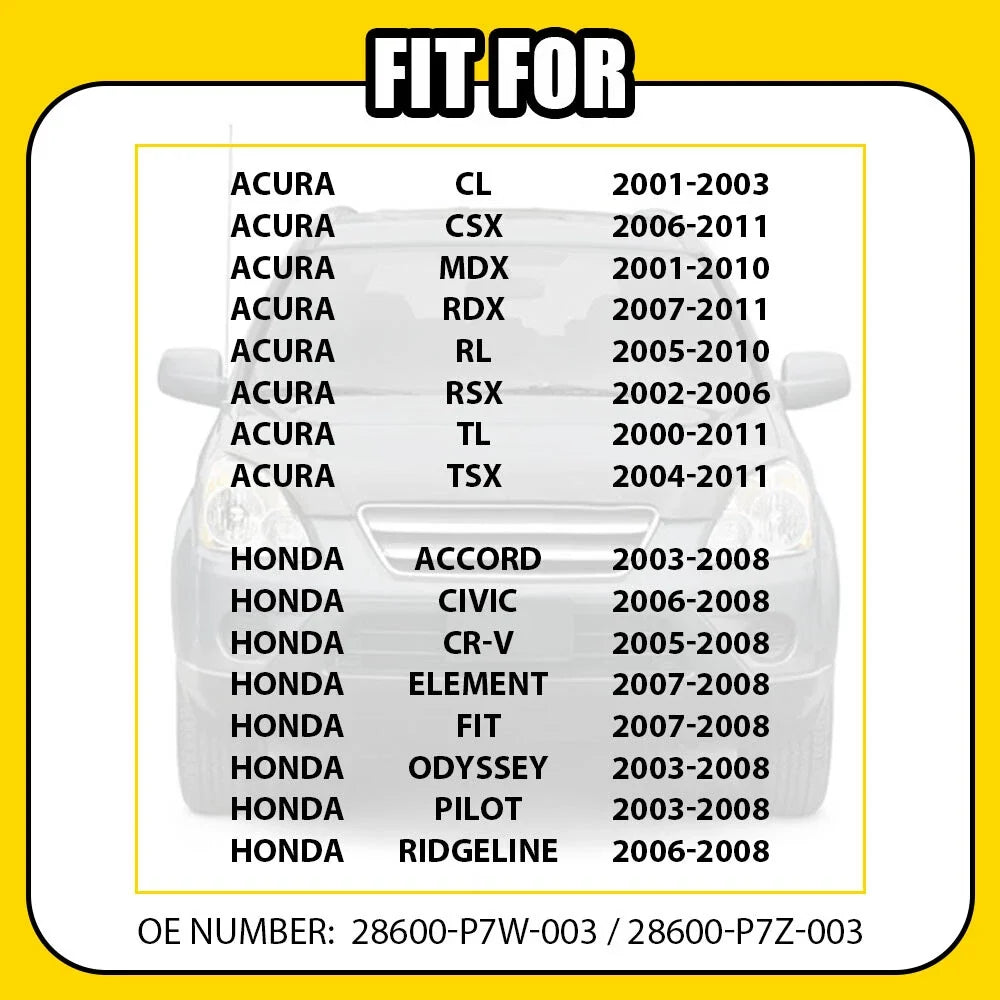Set of 2 Transmission Pressure Switches for Honda Odyssey Pilot Accord (2003–2008)