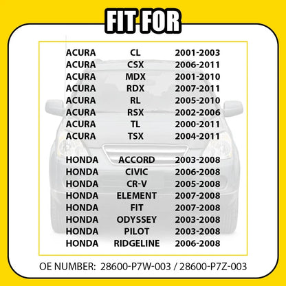 Set of 2 Transmission Pressure Switches for Honda Odyssey Pilot Accord (2003–2008)