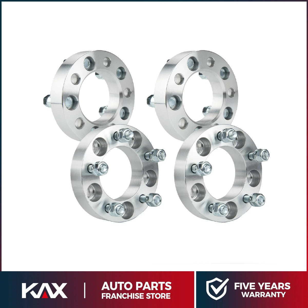 Wheel Spacers for Chevy GMC (4x1.25 in, 5x4.75 to 5x4.75) (2010–2024)