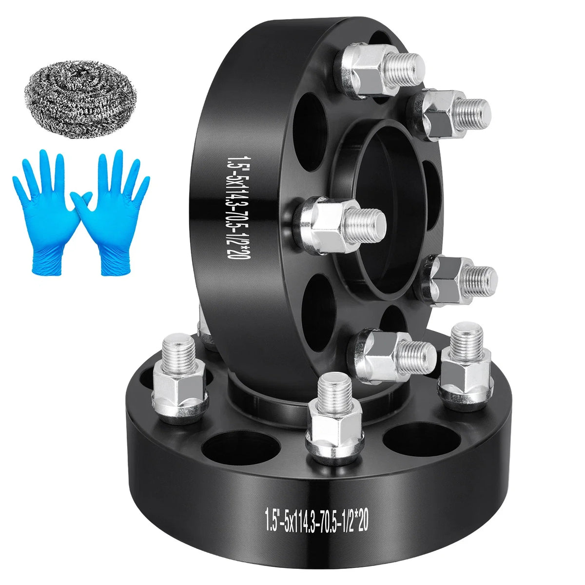 2X 1.5" Hubcentric Wheel Spacers 5x4.5 5x114.3 for Ford Edge Mustang (2007–2023)