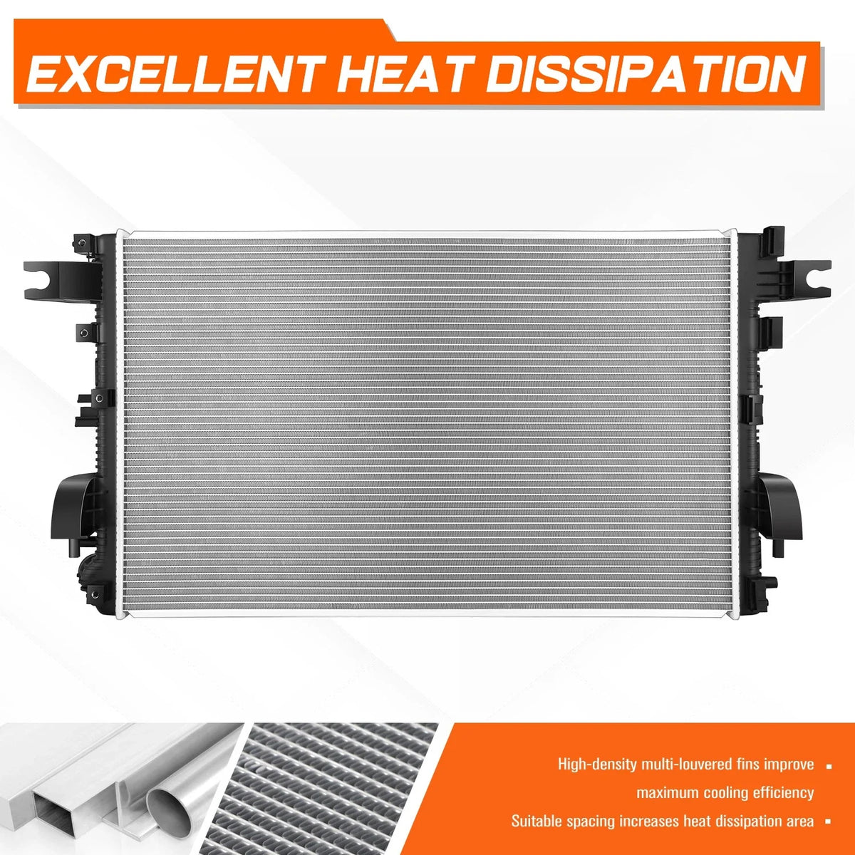 Full Aluminum Core Radiator for Ram 2500 3500 6.4L V8 (2019–2024) DPI-13895