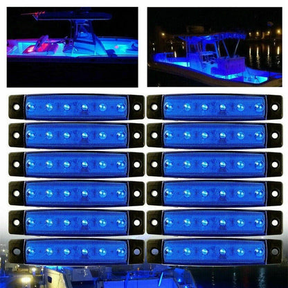 LED Cabin Courtesy Lights for Marine Boat (PC Lens, ABS Housing)