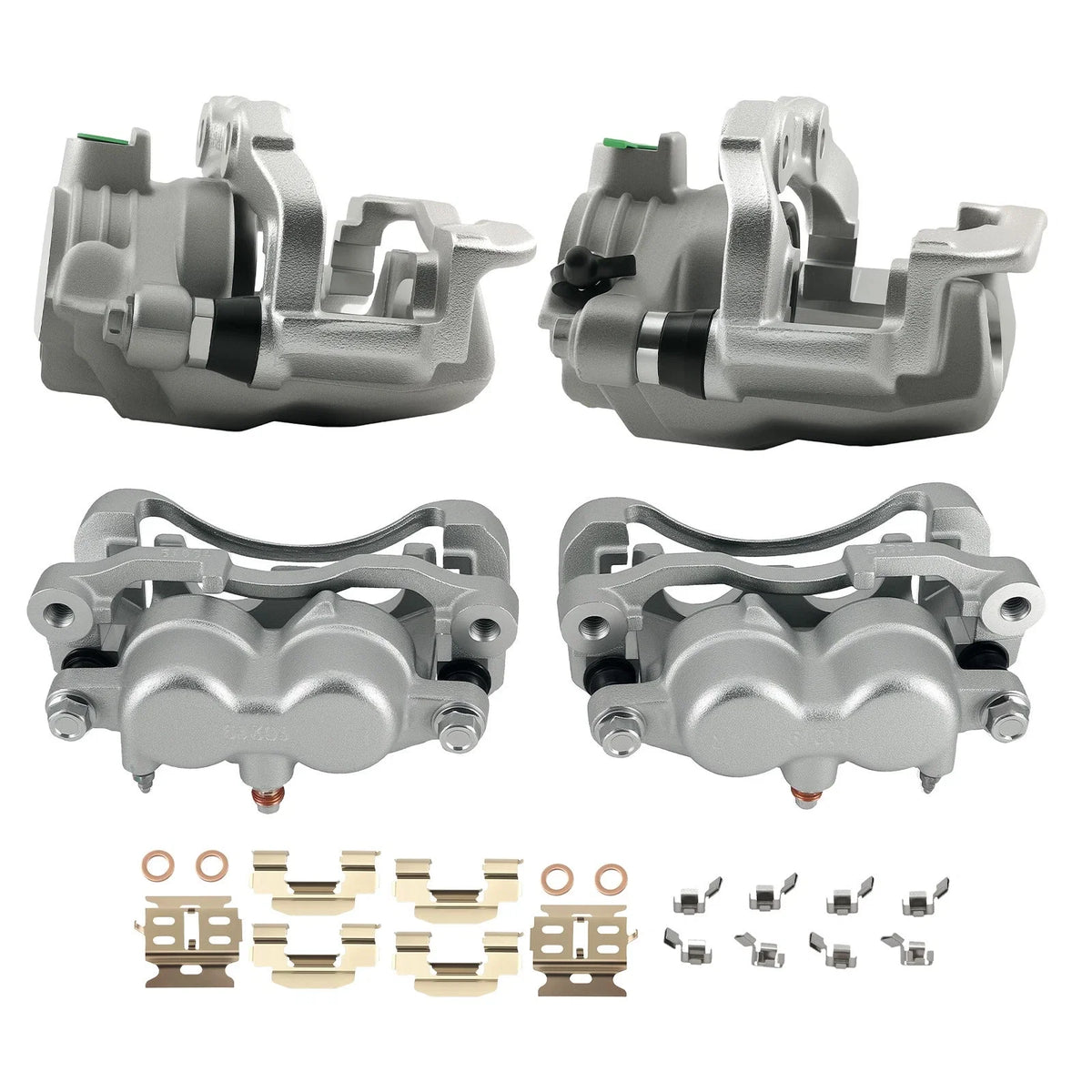Front & Rear Disc Brake Caliper Set for Isuzu Hombre 4WD (1998–2000) 18B4695 18B4694