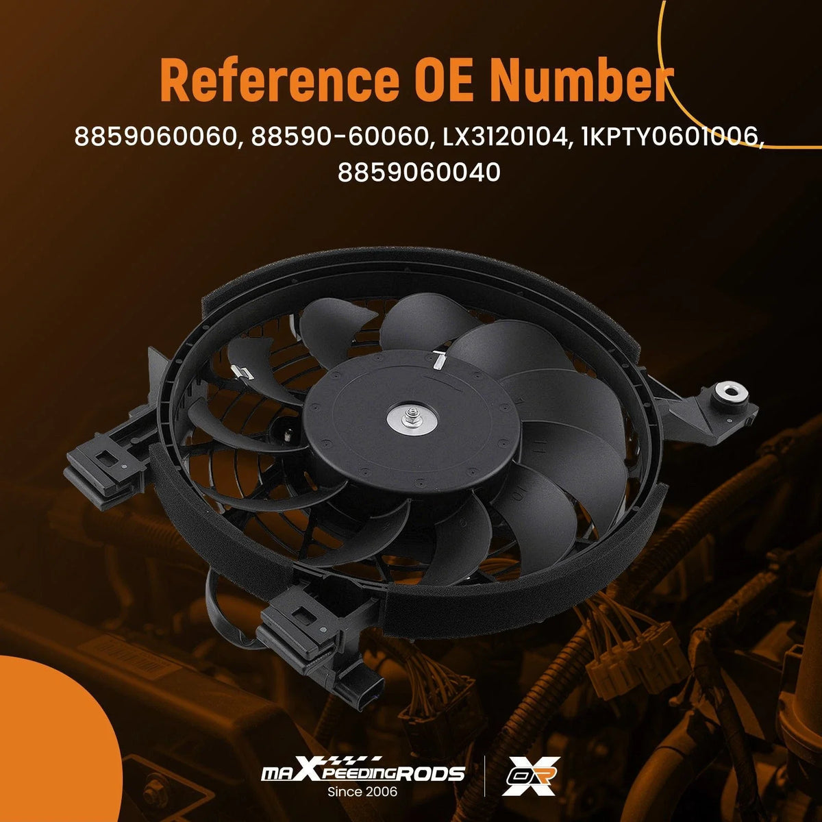 Radiator Cooling Fan Assembly for Lexus GX470 (2003–2009) 8859060050 LX3120104
