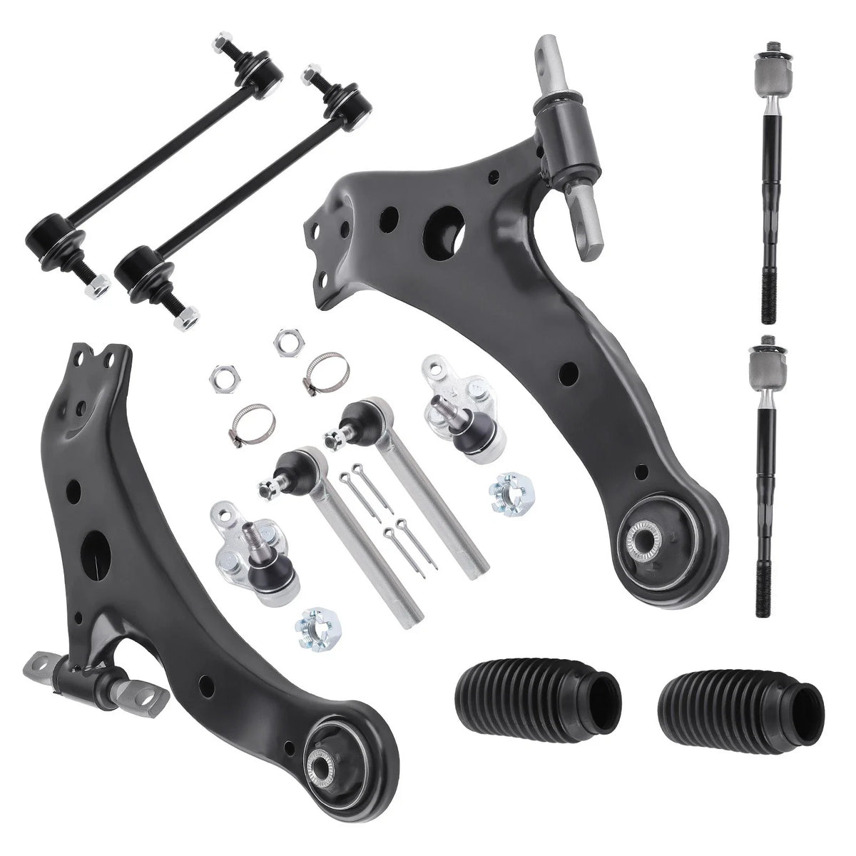 12Pc Front Lower Control Arm w/Ball Joint for Highlander RX330 (2004–2006) RX350 (2007–2009)