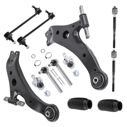 12Pc Front Lower Control Arm w/Ball Joint for Highlander RX330 (2004–2006) RX350 (2007–2009)