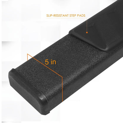 Set of 2 Side Step Nerf Bars for Dodge RAM 1500-3500 Crew Cab (2009–2024)