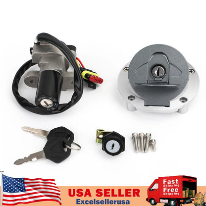 Set of 3 Ignition Switch Tank Cap Seat Lock for MV Agusta F4 1000 Brutale 910 (2004–2007) - 800090249, 800093340, 800093341