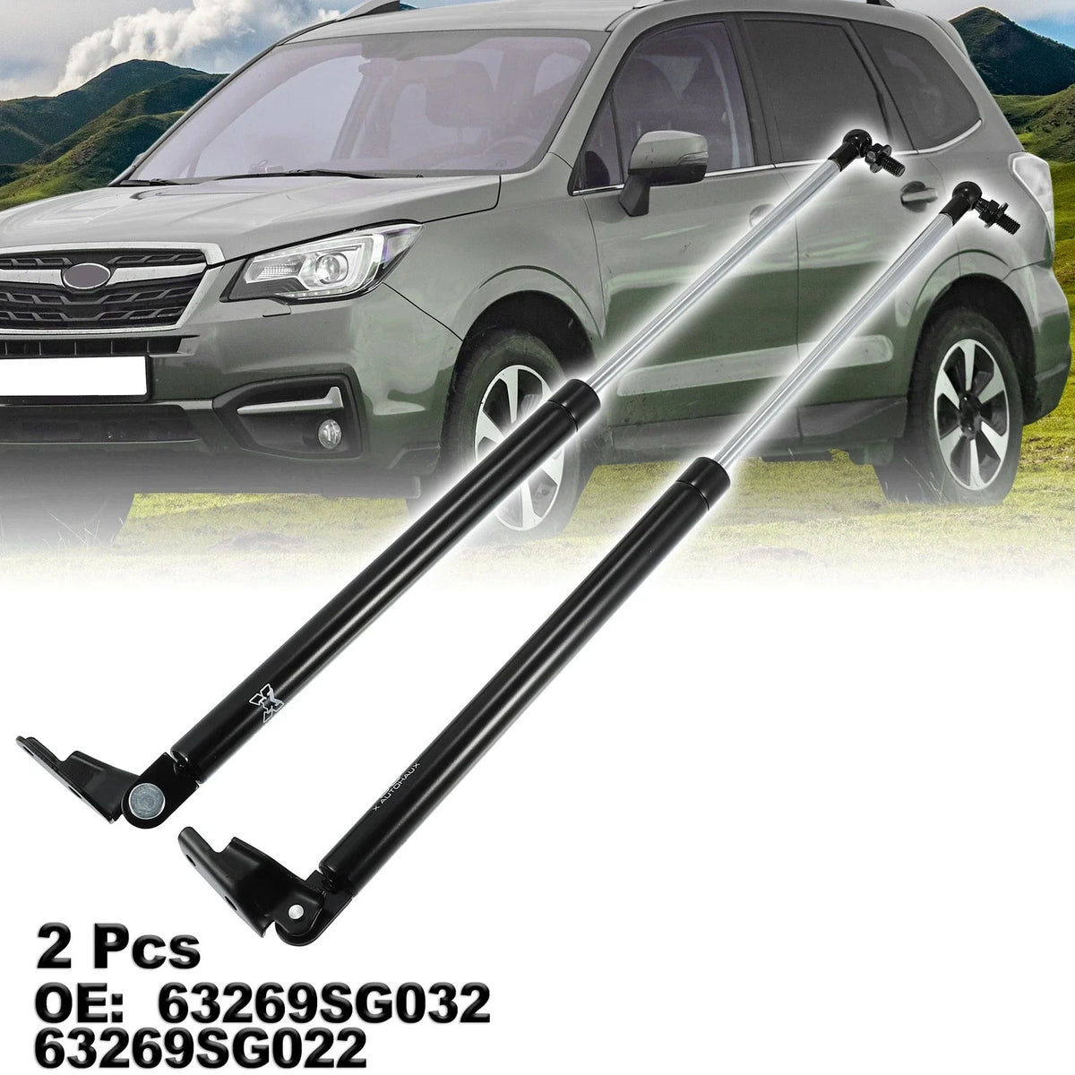 2 Pcs Rear Trunk Lift Supports Struts Gas Spring 63269SG032 for Subaru