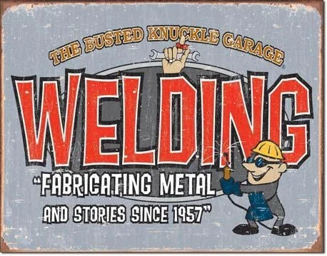 Busted Knuckle Garage Vintage Replica Tin Metal Sign (bn 1527)