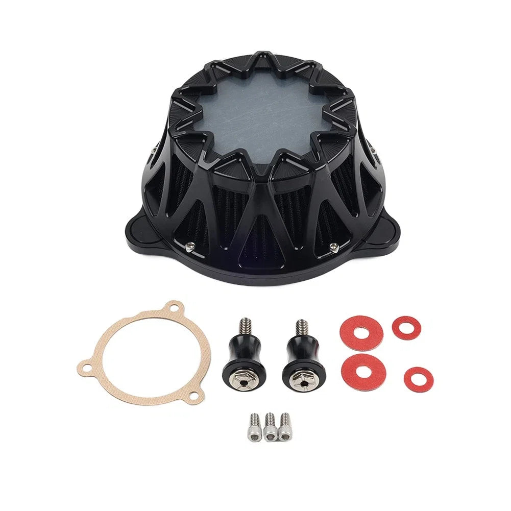 Cross Air Cleaner Filter for Harley M8 114 Softail (2018–2024) Touring (2017+)