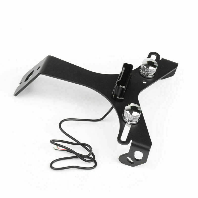 Motor Number License Plate Holder Mount Bracket for Ducati 848/1198 (FE-602-Black)