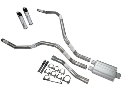 Dual Exhaust Muffler 2.5" 2 Chamber for Nissan Titan (2004–2006)