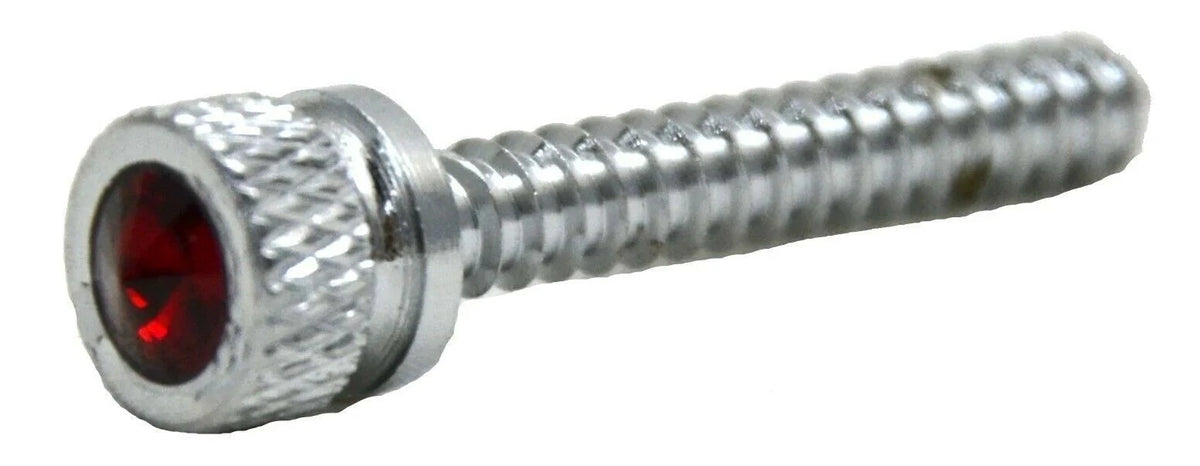 Set of 6 Dash Screws for Freightliner Red Jewel Chrome (UP#24056)