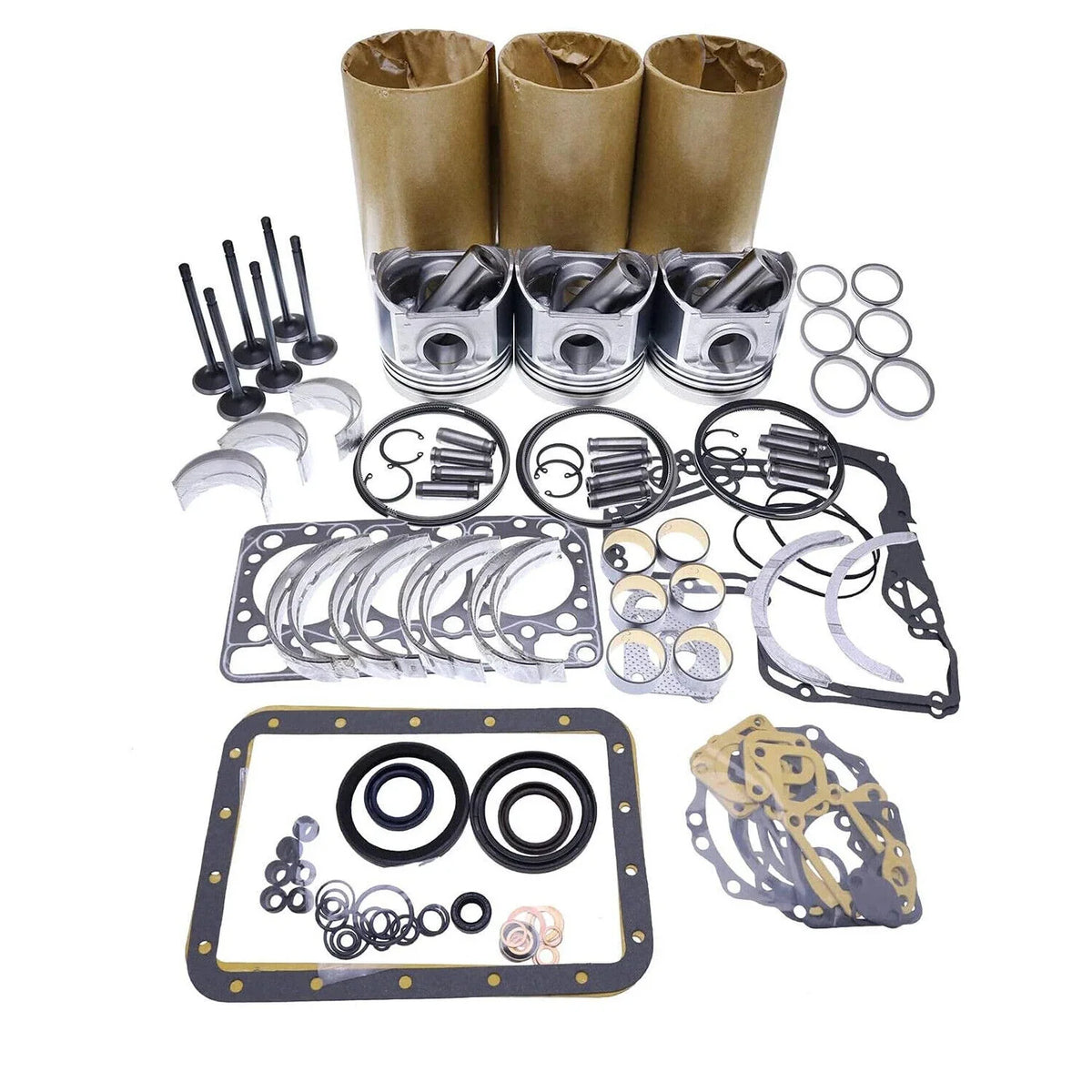Overhaul Rebuild Kit D1402 D1402BA for Kubota KH91 Clar 643 Bobcat 225