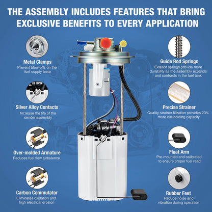 E3678M Electric Fuel Pump for Chevy Express 1500 2500 3500 (2004–2008)