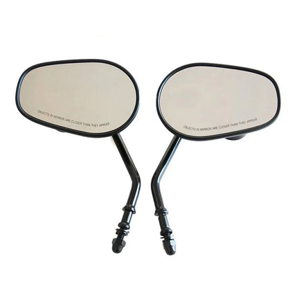 Black Motorcycle Mirrors for Harley Sportster 883 1200 48 Iron (2004-2023)