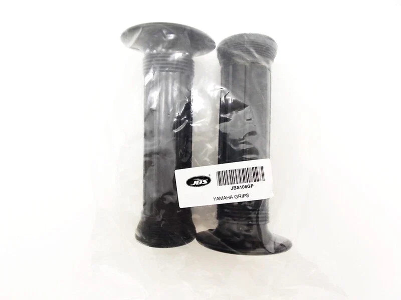 Black Hand Grip Set for YAMAHA YZ250 (1974-1980) - Left & Right Pair