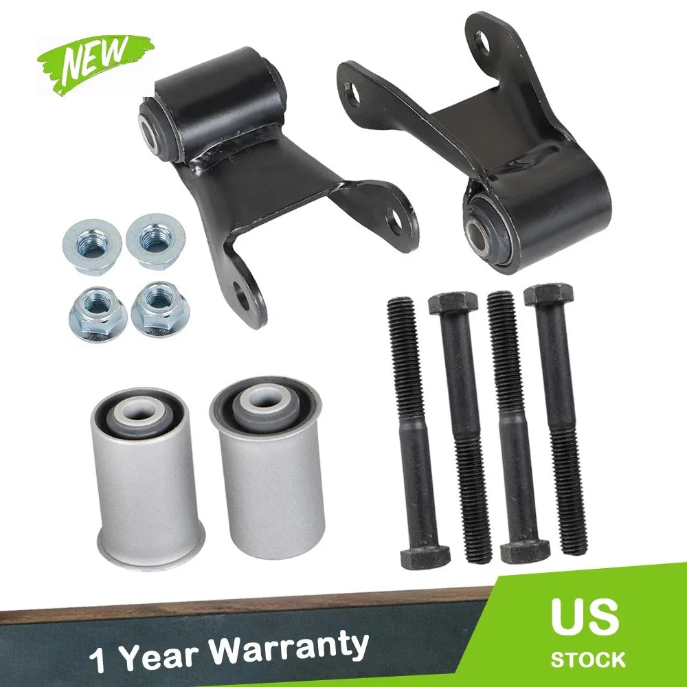 2Pc Rear Leaf Spring Shackle Repair Kit for Chevy C/K Express Truck (1988–2017)