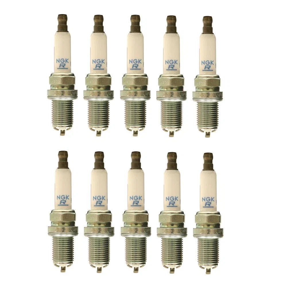 Set of 10 NGK Laser Platinum Spark Plugs (Gap 0.036) for