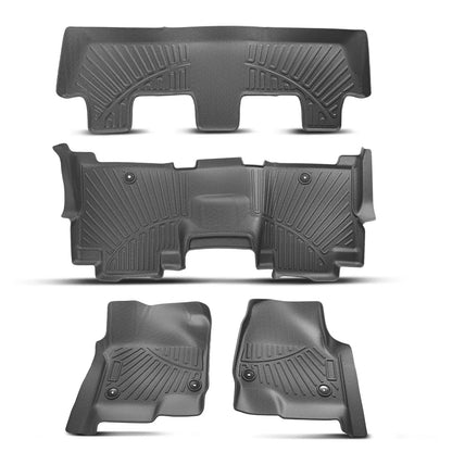 Set of 2 Rubber Floor Mats for Ford Expedition & Lincoln Navigator