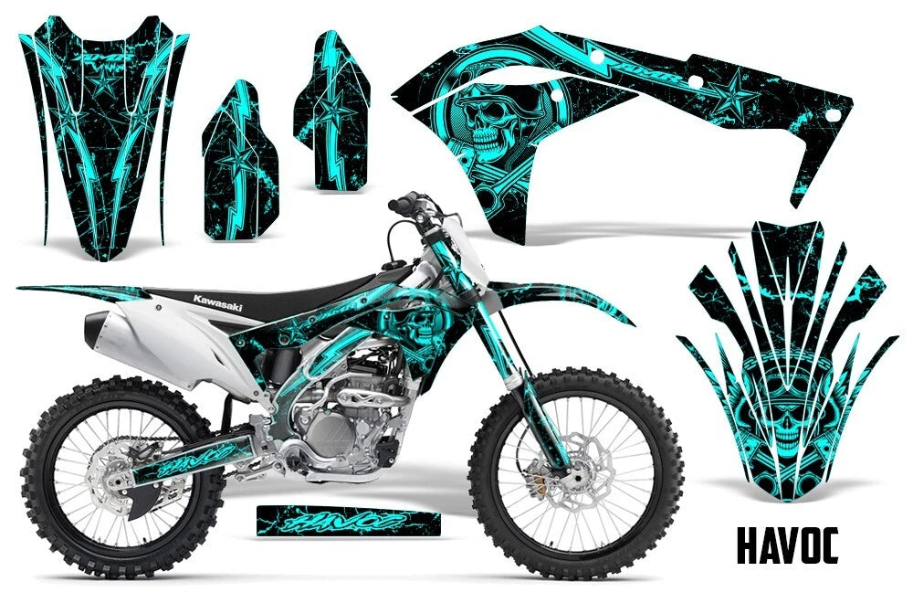 Graphic Stickers Decals for Kawasaki KX250F (2017–2020)