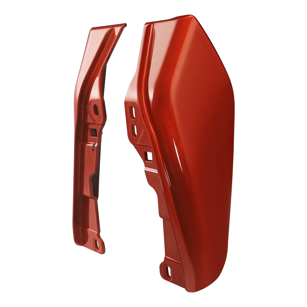 Mid Frame Deflectors for Harley Electra Glide (2009–2024) Sunset Orange