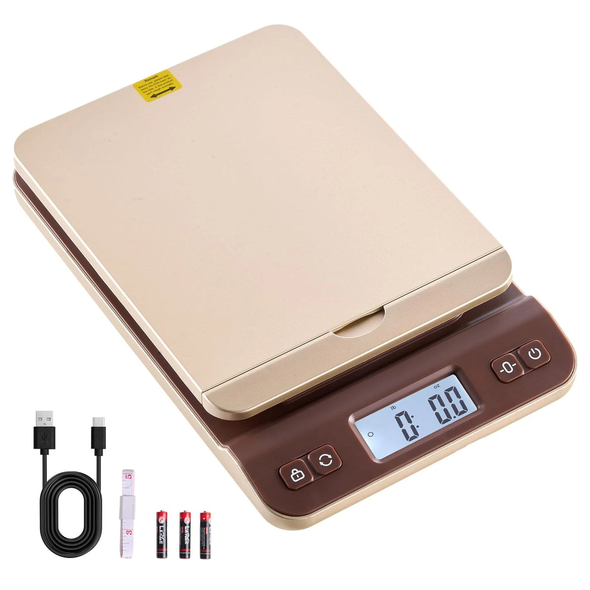 Digital Shipping Postal Scale for VEVOR (2010–2023) 9.8 x 6.3 x 1.6 in