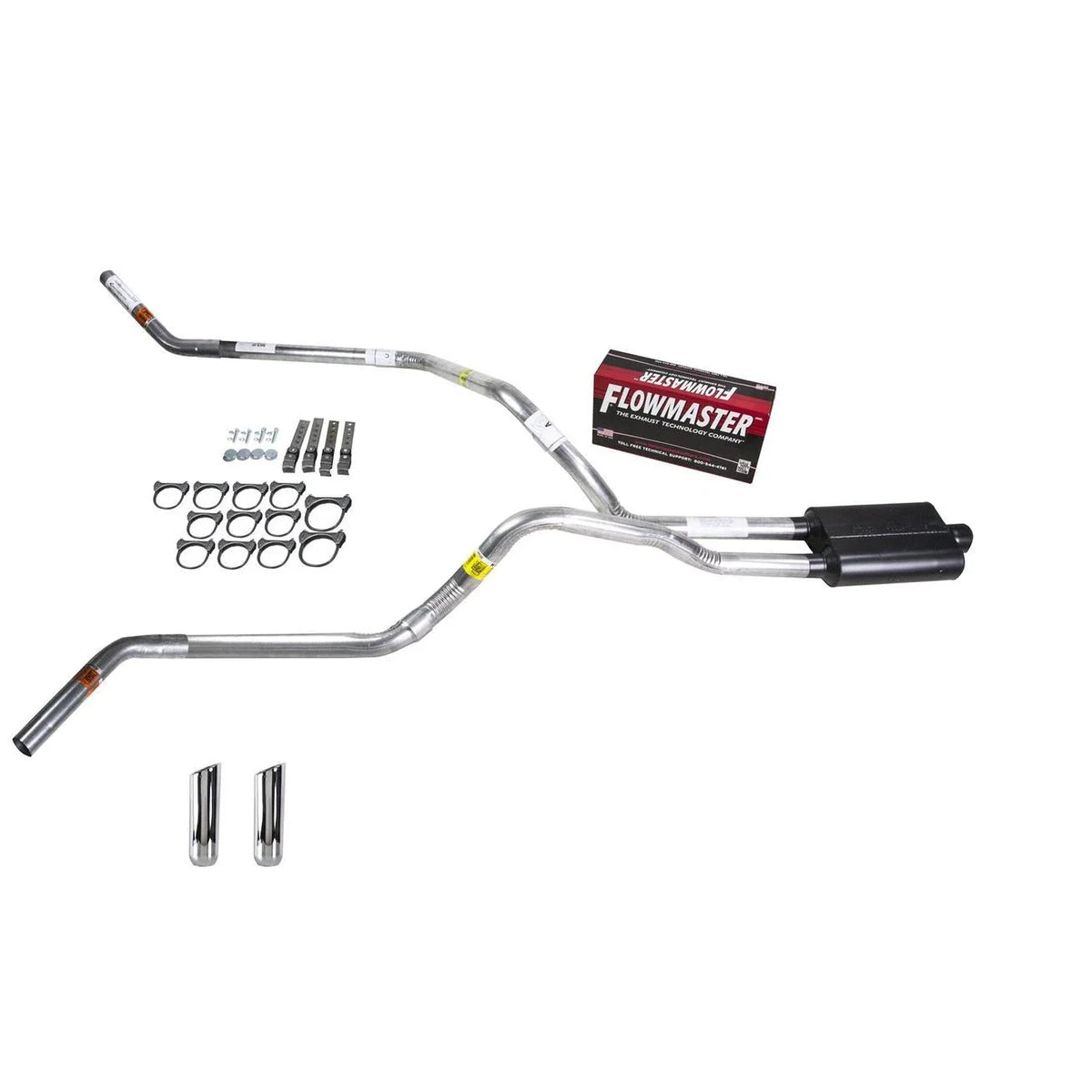 Dual Exhaust Pipe for S10/S15 (1995–2001) Flowmaster Super 44 RW Tip