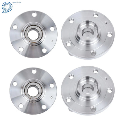 Set of 4 Wheel Bearing & Hub Assembly for VW Tiguan Jetta Passat Eos (FWD)
