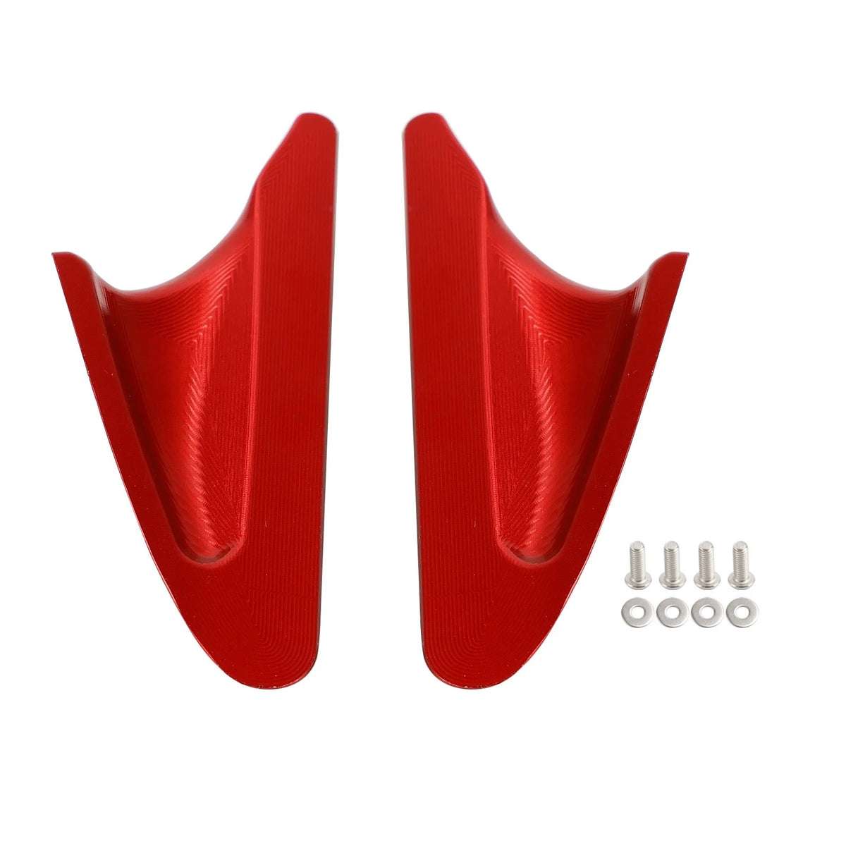 Red mirror delete blanking block off plates for Ducati Panigale 1199 899 (2012–2015) M529-A226-Red