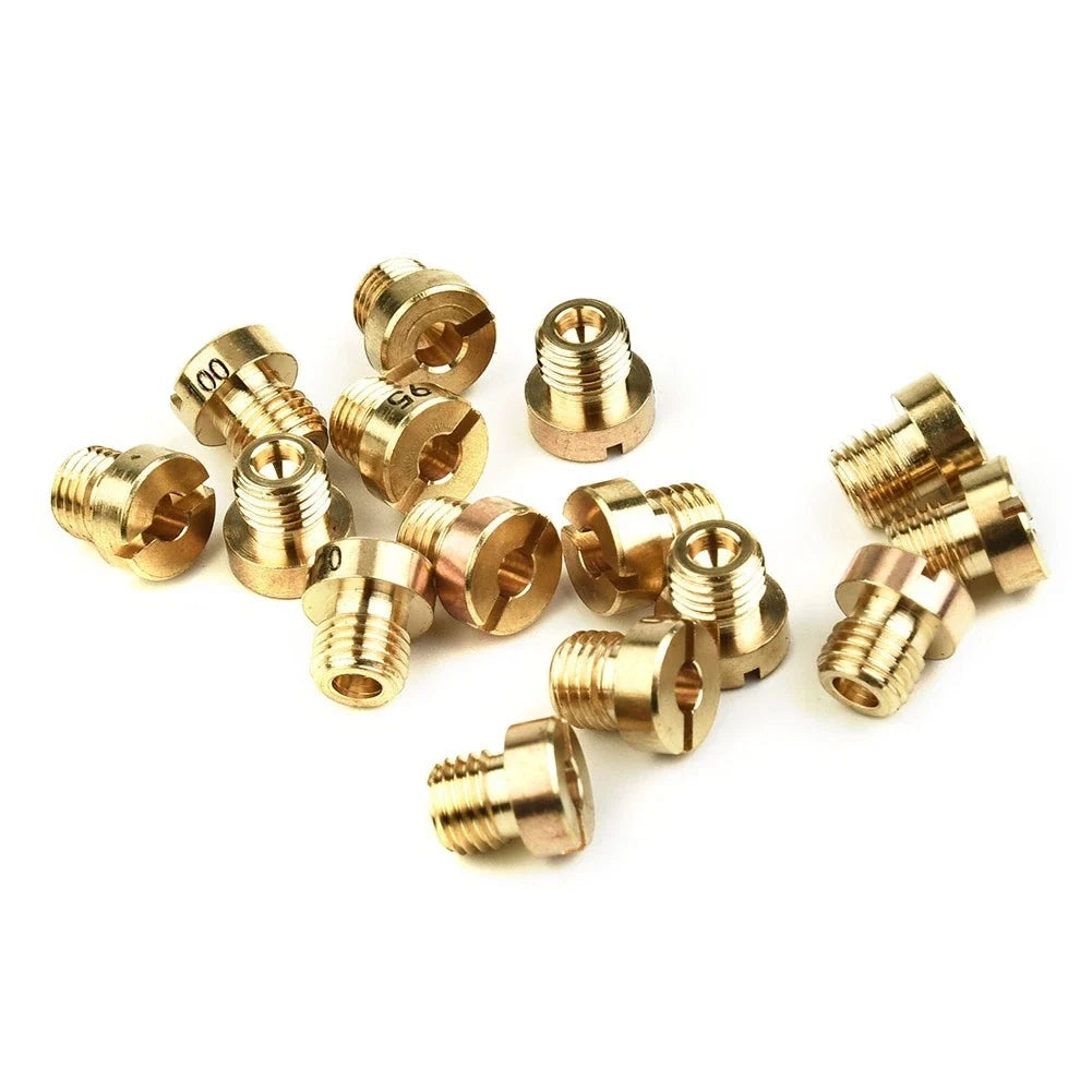 15pc Main Jet Nozzle Set for Dellorto Carburetors (12mm-17.5mm)