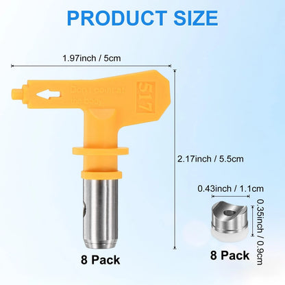 Set of 1 Airless Paint Sprayer Tips for