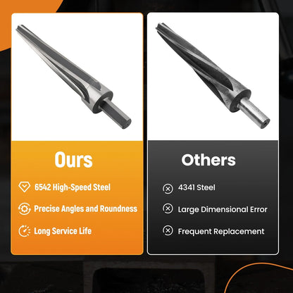 Tapered Ball Joint/Tie Rod Reamer for 7 Degree, 1-1/2" Per Foot