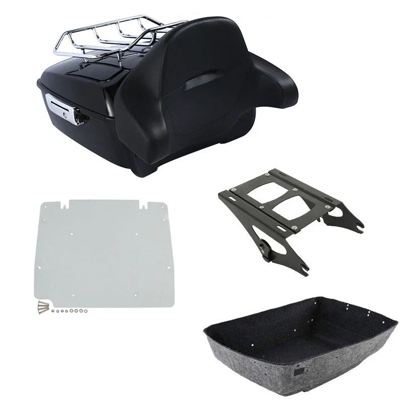 Trunk Pad Rack Mount Plate for Harley Touring Street Road Glide (2014–2026)