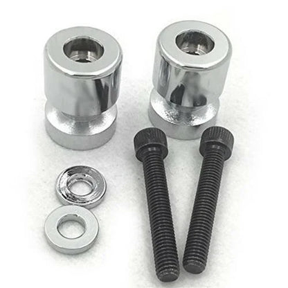 Chrome Swingarm Spools for Suzuki GSX 1300R Hayabusa / GSF1250S Bandit (2008–2023)