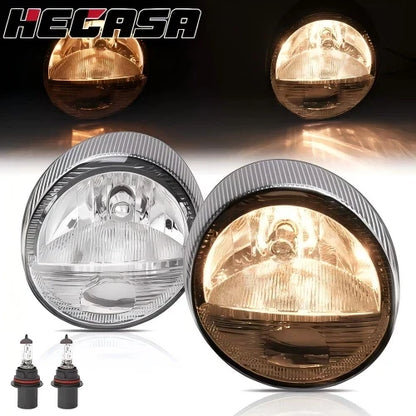 Set of 2 HECASA Headlights for Ford Thunderbird (2002–2005)