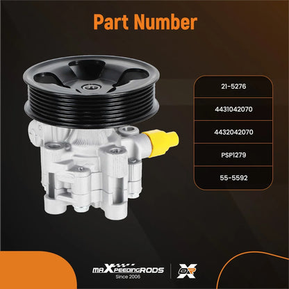 Power Steering Pump with Pulley for Toyota RAV4 (2004–2005) 4431042070