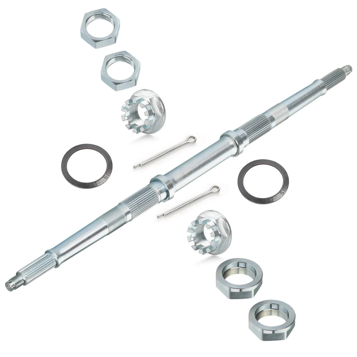 Rear Axle Shaft w/ Nut Pin Kit for Honda FourTrax 300 (1993–2000)
