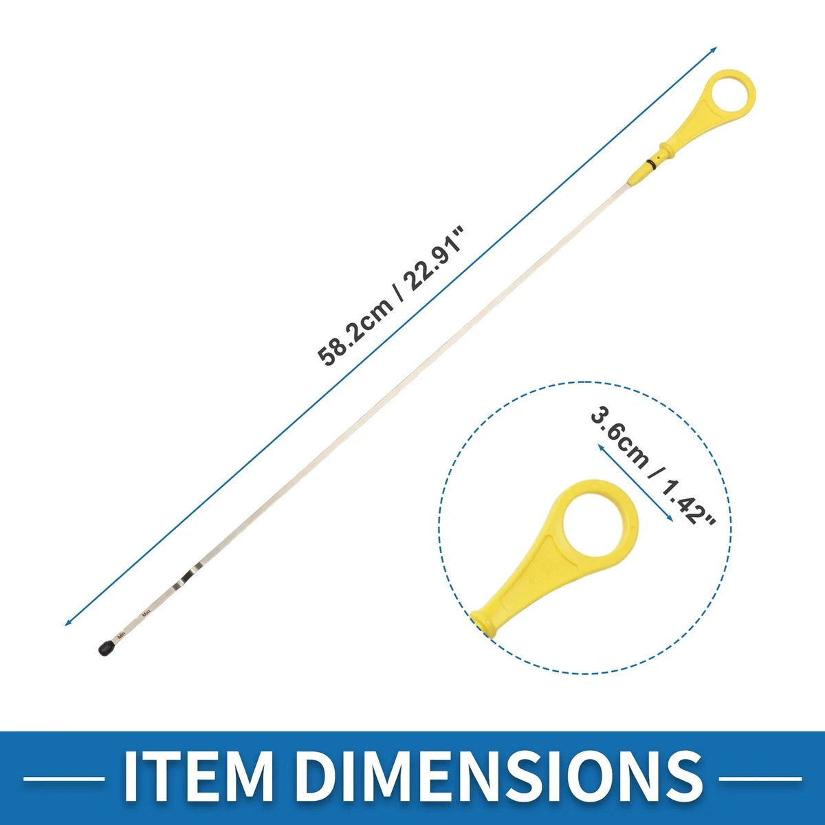 Engine Oil Dipstick No.BM5G6750BB for Ford C-Max 1.5L (2019)