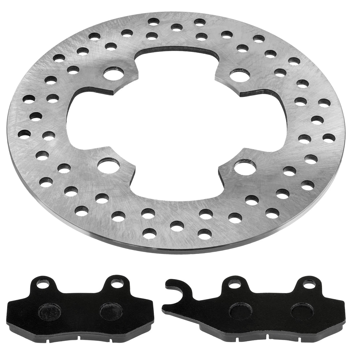 Front Left Brake Disc & Pads for Kawasaki Mule Pro-FXT (2015–2026) DS195+MP308, 43082-Y010