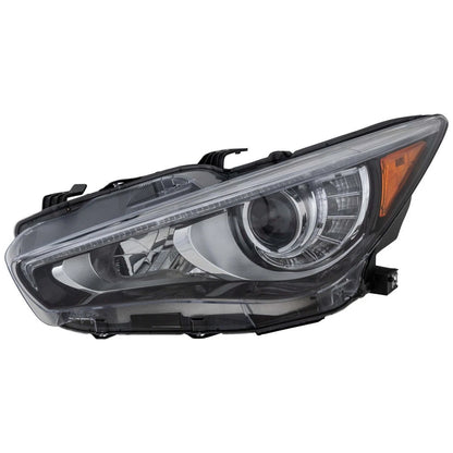 Headlight Driver Side for Infiniti Q50 (2014–2017) IN2502157, KLX-KSI-5819362Q-CL360A50