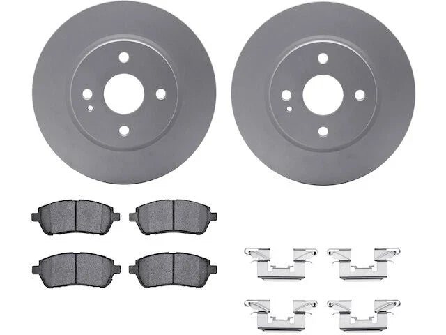 Front Brake Pad and Rotor Kit for Mazda 2 (2011–2014) FF645DV