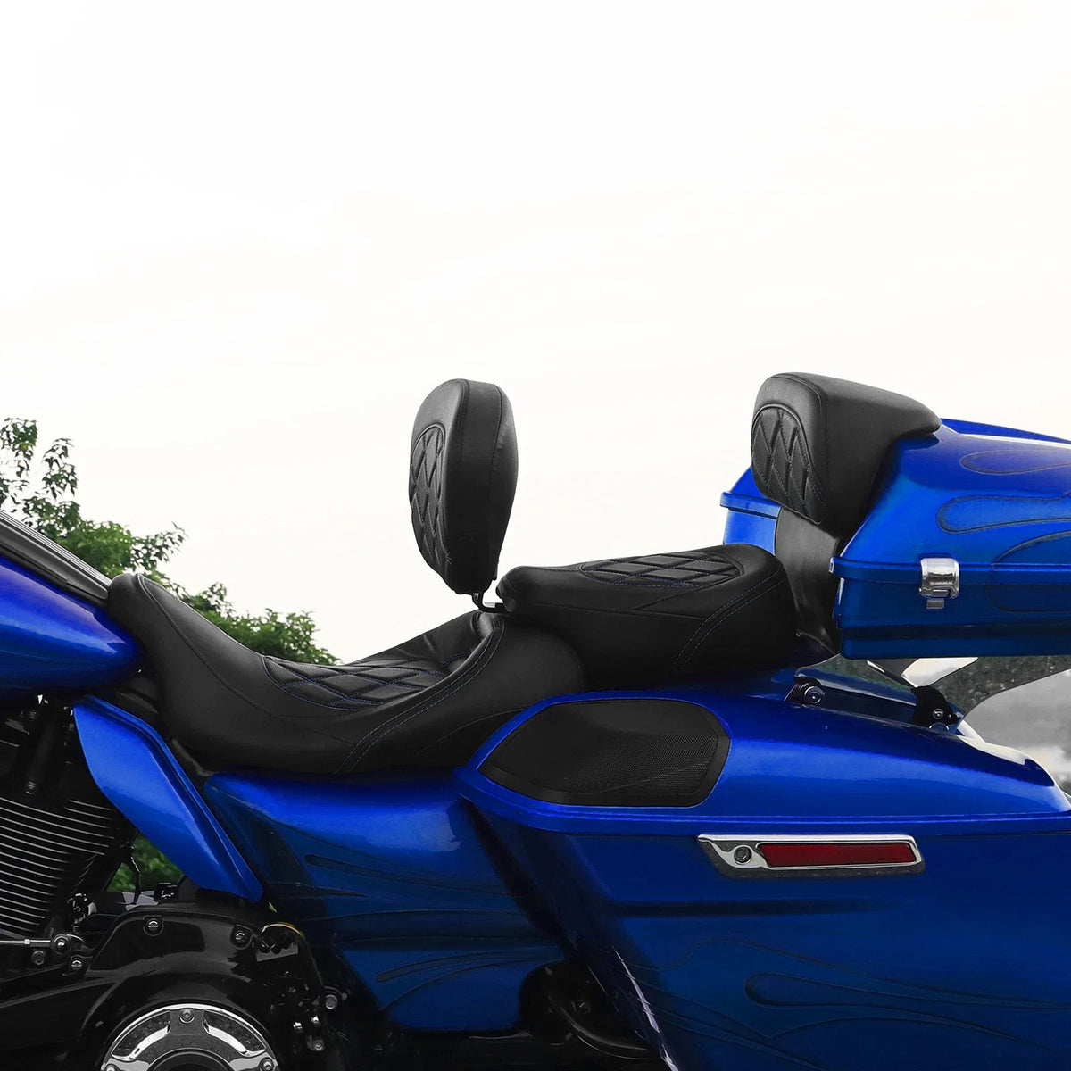 Razor Trunk Backrest Pad for Harley Touring Street Glide (2014–2025)
