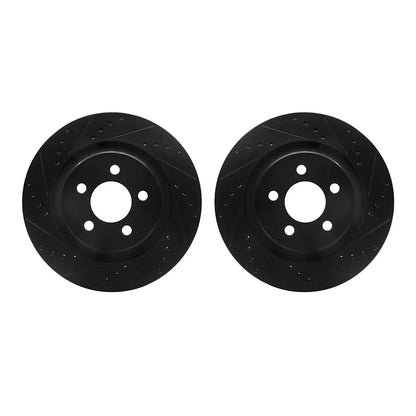 2X Brake Discs Front for Jeep Liberty (2011–2012) WHPN1-42020 Heavy Duty