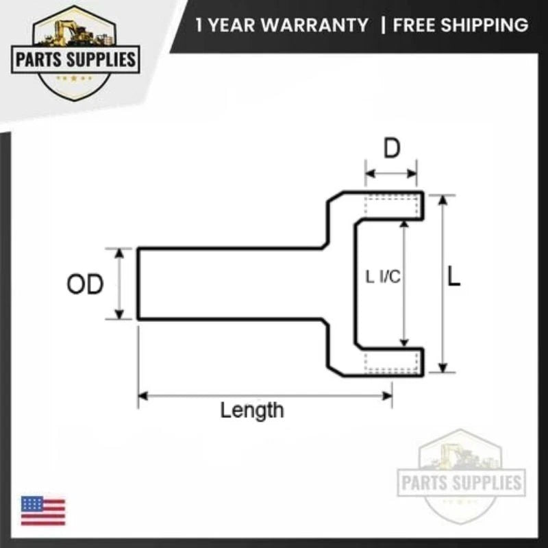 N3R-3-12361X Transmission Slip Yoke for GM TH350 700R4 4L60E (1970–2000)