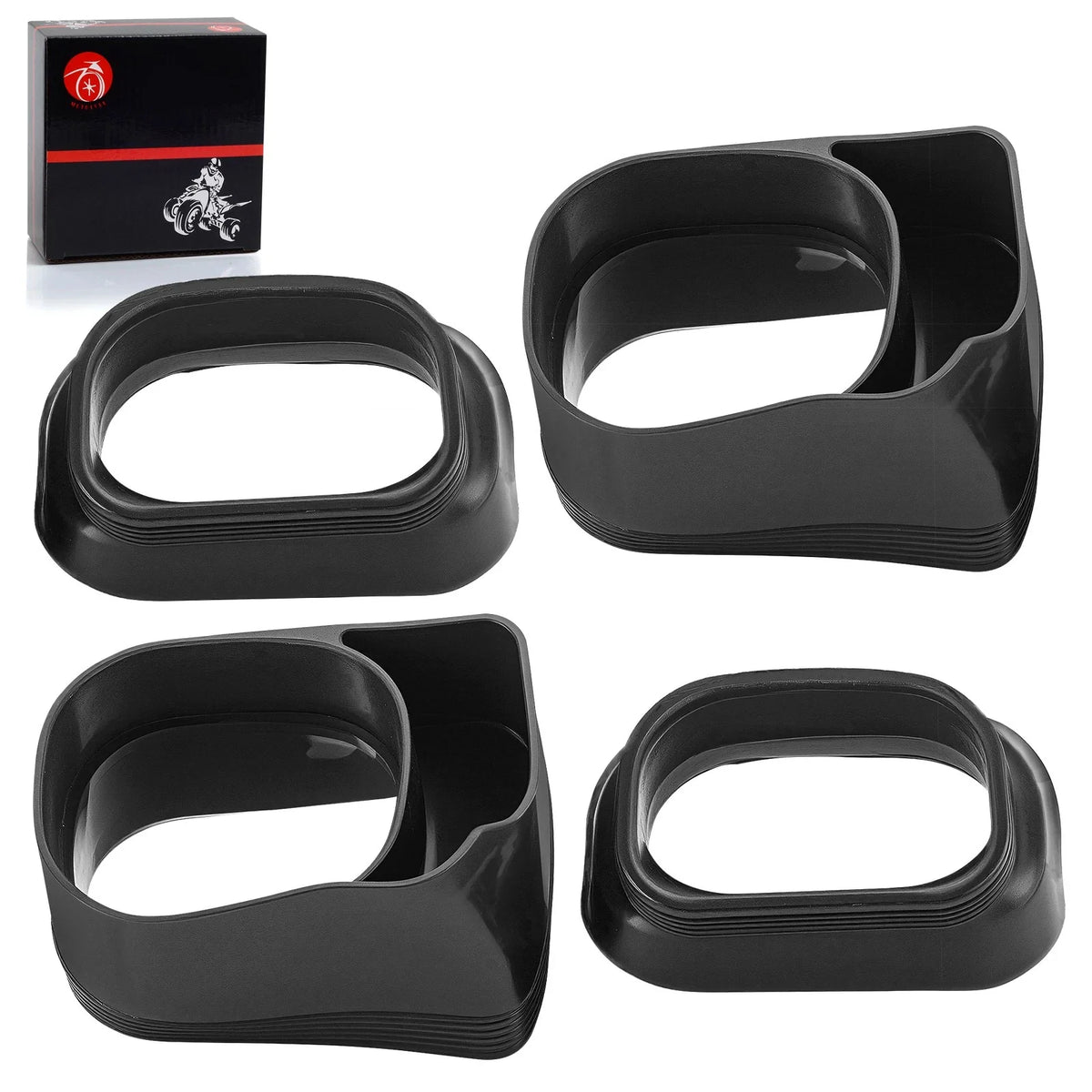 RAM AIR INTAKE DUCT RUBBER BOOTS for Suzuki GSX-R600/750 (1996–2000)
