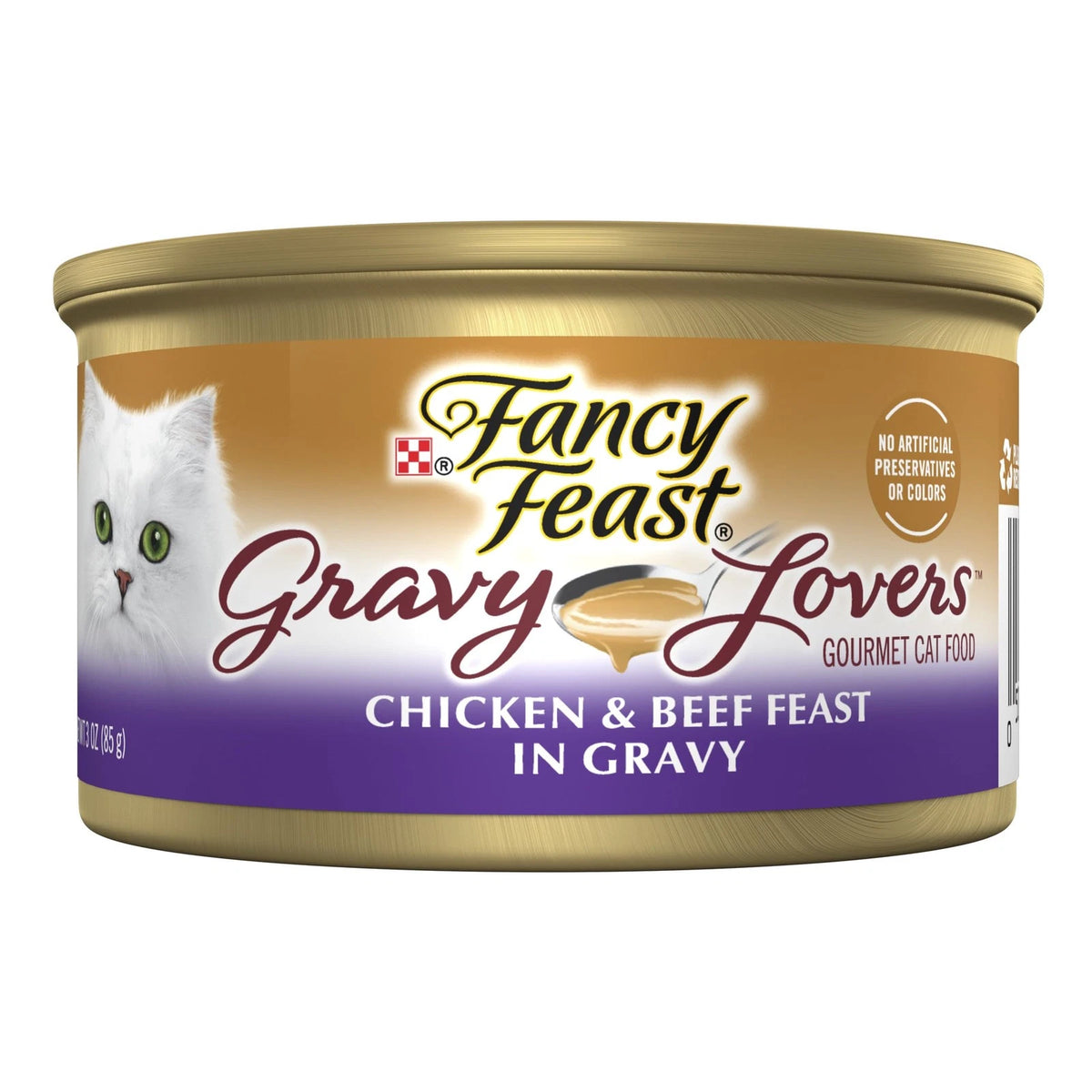 Purina Fancy Feast Gravy Lovers Chicken & Beef 3 oz (Pack of 24)