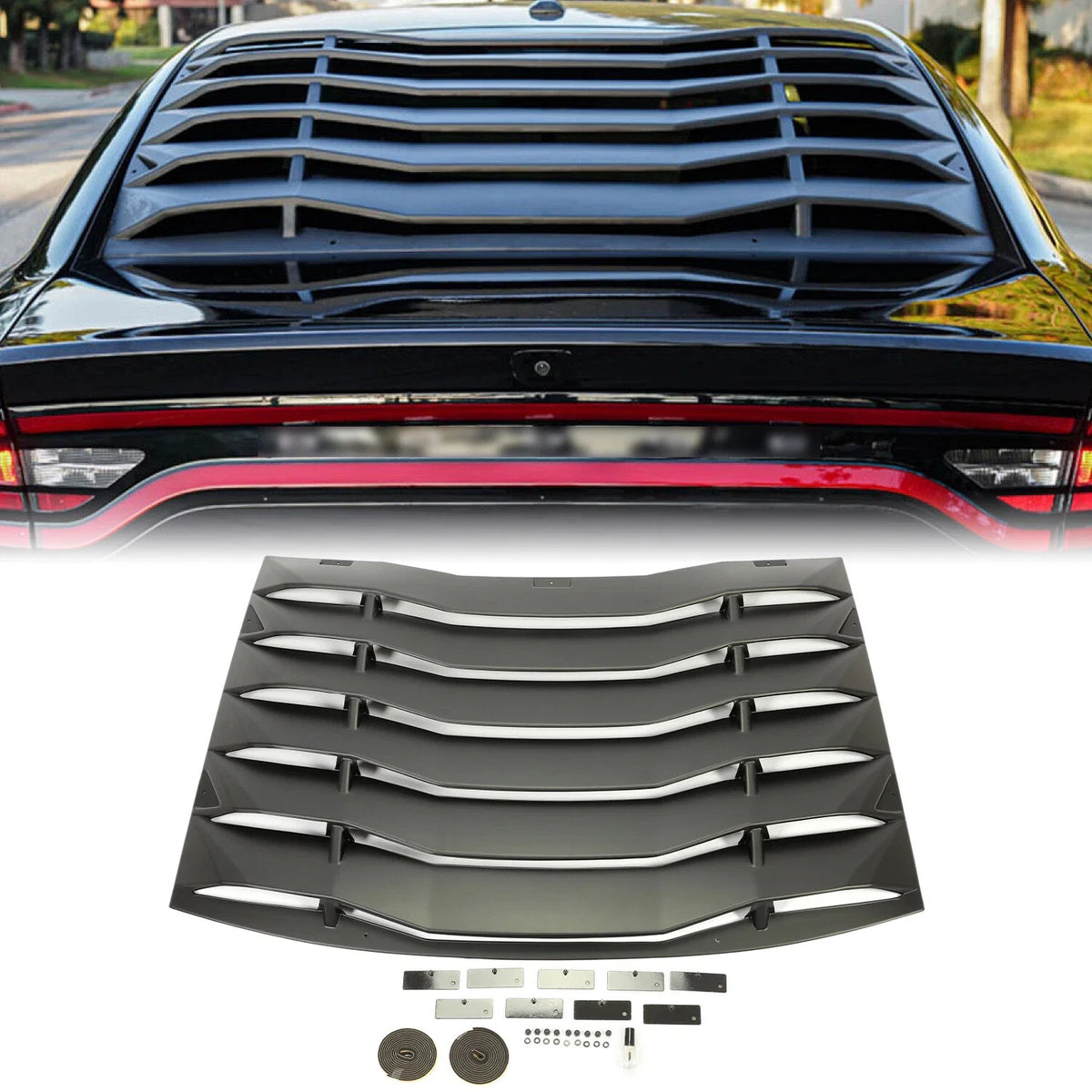 Rear Window Louver Sun Shade for Dodge Charger (2011–2023)