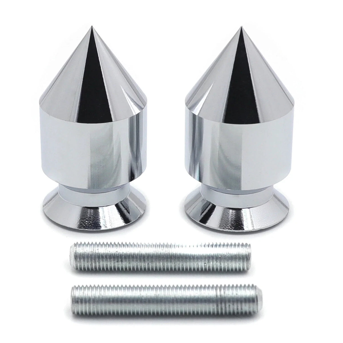 Chrome Spike Swingarm Spool 10mm for Kawasaki Ninja ZX-9R ZX900 (1998–2003)